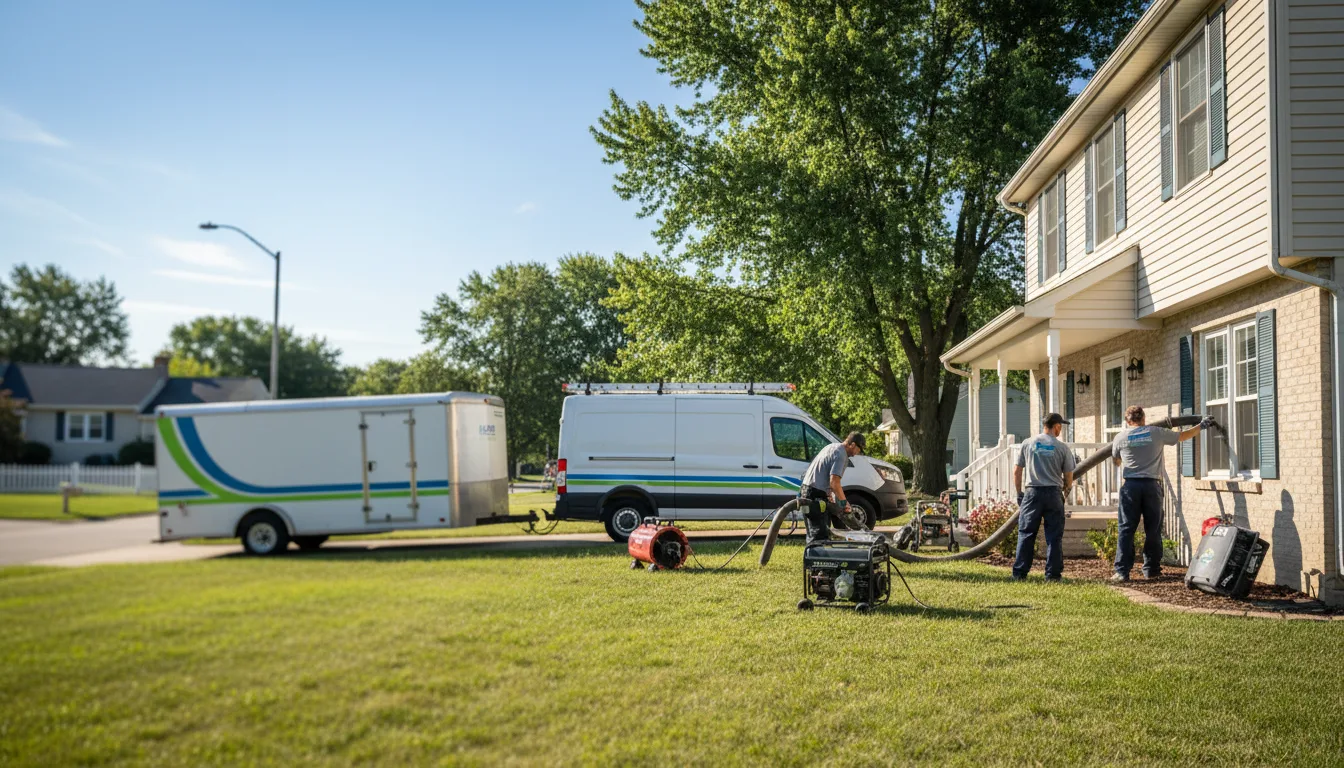 Flooded Basement Restoration And Cleanup With Repair in Wyanet, IL near me